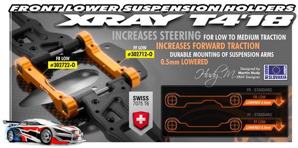 SMI XRAY News Neue Vordere Alu Aufhngsungstrger