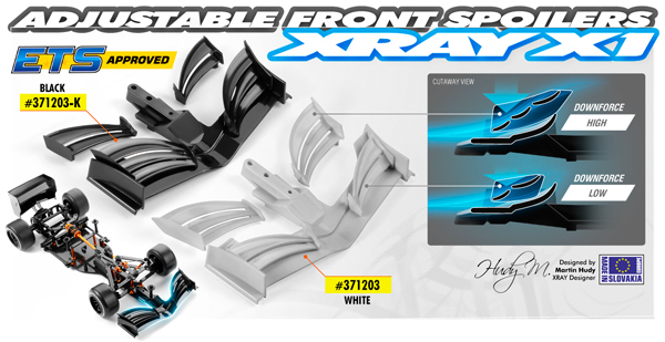 SMI XRAY News Neue X1 Frontflgel ETS Legal