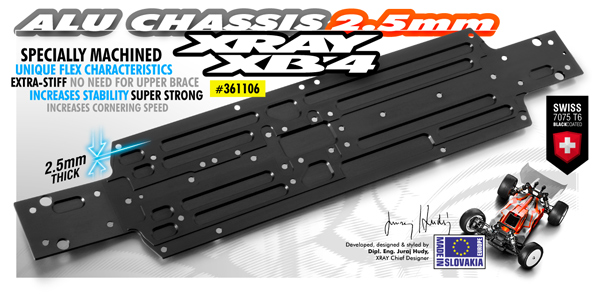 SMI XRAY News Neues XB4 Alu Chassis