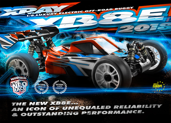 SMI XRAY News XRAY XB8E18 Online Now