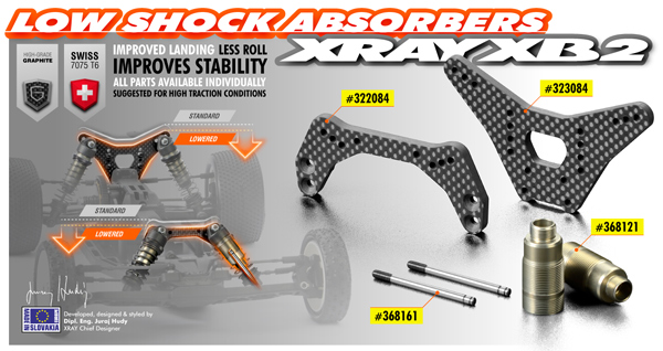 SMI XRAY News XB2 Low Shock Absorber