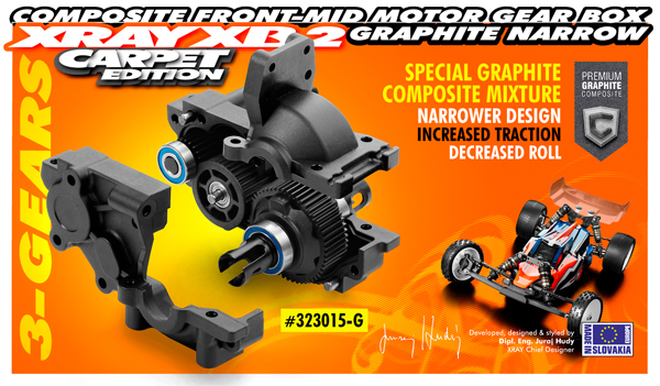SMI XRAY News Xray XB2C neues Getriebgehuse