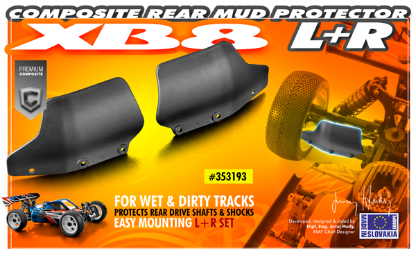 SMI XRAY News XB818 Mud Protector (L+R)