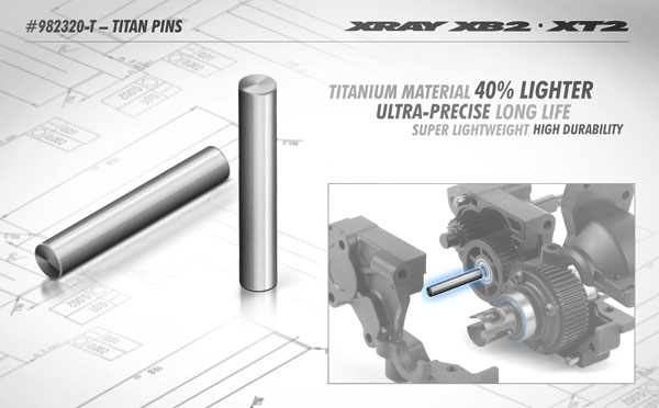 SMI XRAY News Titan Getriebewellen