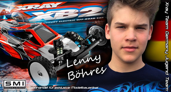 SMI Motorsport News Lenny Bhres mit XRAY, SMI ...