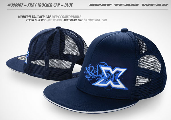SMI XRAY News HUDY Trucker Cap - Blau