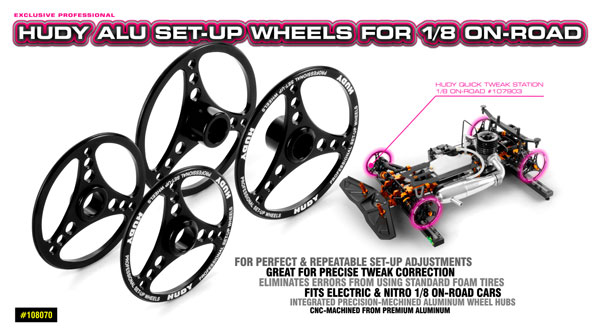 SMI HUDY News HUDY Alu- Einstellrad fr 1/8 On-Road