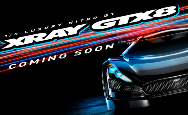SMI XRAY News XRAY GTX8 is coming soon.