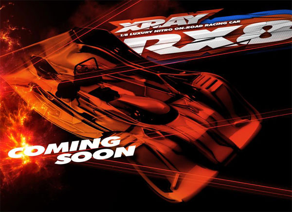 SMI XRAY News XRAY RX8 is coming soon.
