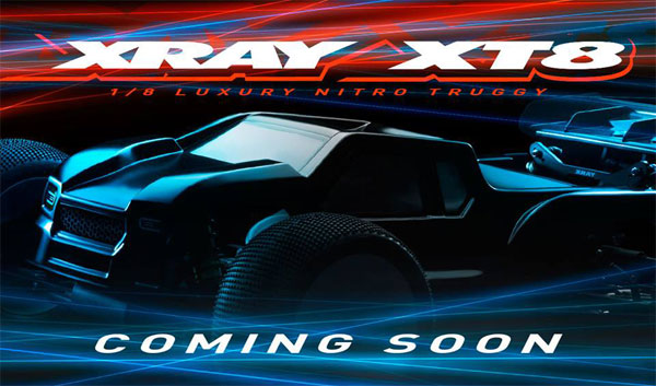 SMI XRAY News XRAY XT8 is coming soon.