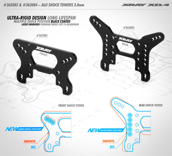 SMI XRAY News XB4 Alu Dmpferbrcken