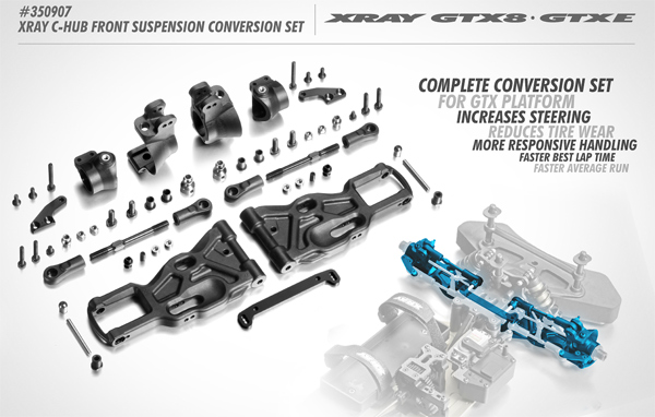 SMI XRAY News GTX8 & GTXE C-Hub Umrstset
