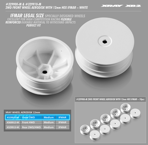 SMI XRAY News Aerodisk IFMAR-legal 2WD front wheel