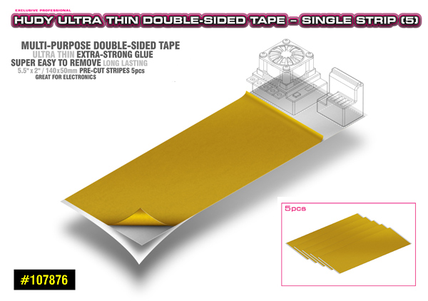 SMI HUDY News Ultradnnes doppelseitiges Klebeband