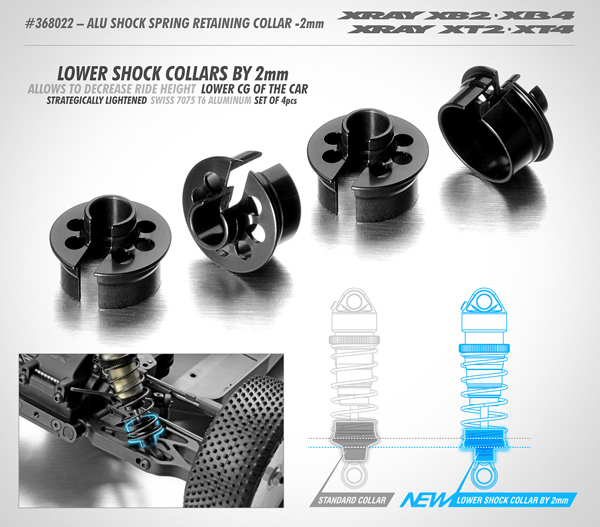 SMI XRAY News Alu-Federhalter XB220 & XB420