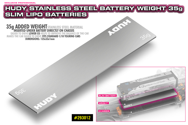 SMI HUDY News Edelstahl Batterie Gewicht 35g