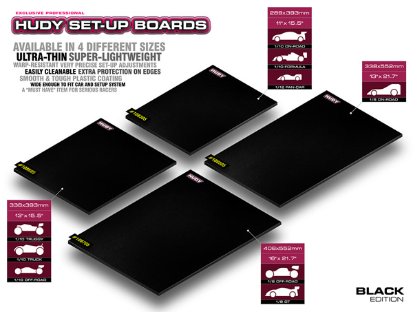 SMI HUDY News HUDY Flat Setup Board Light black