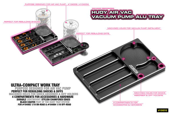 SMI HUDY News AirVac Vakuumpumpe Alu Tablett