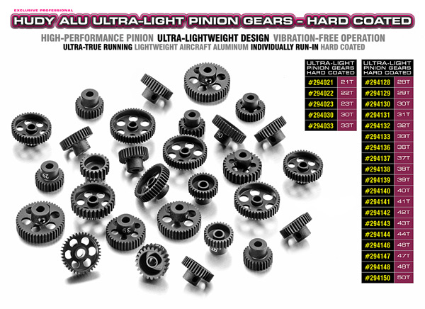 SMI HUDY News Alu Ultraleichte Ritzel - Hartbeschichtet