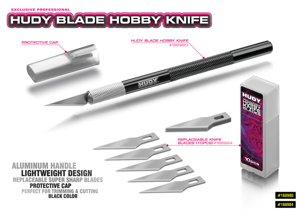 SMI HUDY News HUDY Blade Hobby Messer mit Alu Griff 