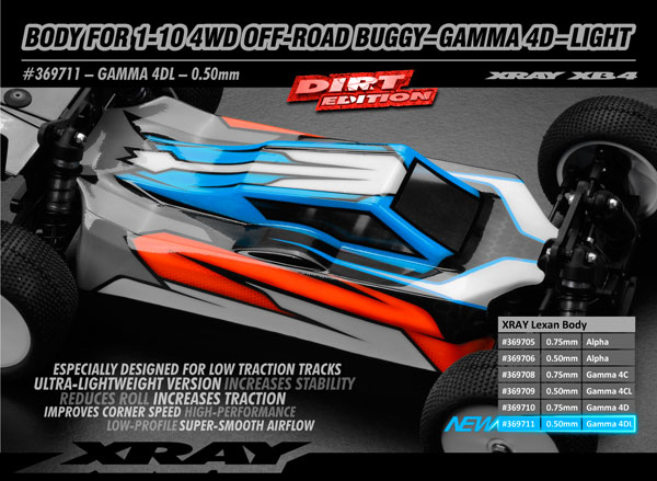 SMI XRAY News 1/10 4WD Buggy Karo Gamma 4D light 