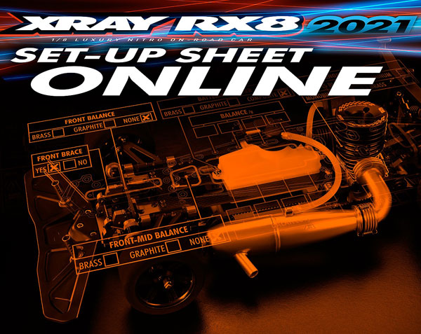 SMI XRAY News RX8 21 Set-Up sheet Online