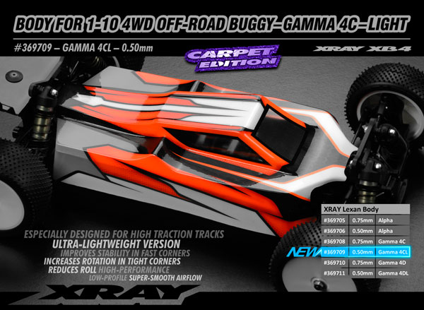 SMI XRAY News 1/10 4WD Offroad Karo Gamma 4C light