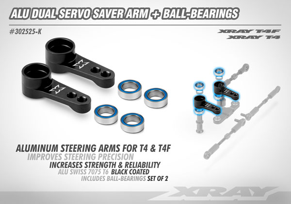 SMI XRAY News Neue Alu-Lenkarme fr T4/T4F
