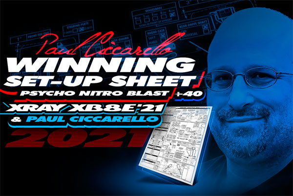 SMI Motorsport News Winning Set Up Sheet P.Ciccarello