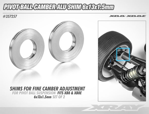 SMI XRAY News Alu Scheiben fr Pivot Ball Aufhngung