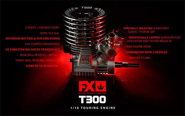 SMI FX-Engines T300 1/10 Touring Engine coming soon