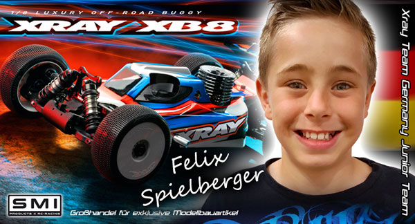 SMI Motorsport News Felix Sp. im SMI XRAY Junior Team