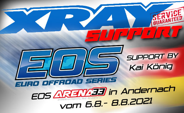 SMI Motorsport News XRAY Support by EOS in Andernach