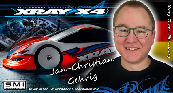SMI Motorsport News J.C.Gehrig im XRAY Germany Team