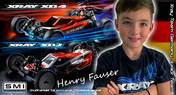 SMI Motorsport News H.Fauser im XRAY Germany J. Team