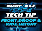 SMI XRAY News X12´22 Tech Tip front droop & ride height