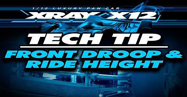 SMI XRAY News X1222 Tech Tip front droop & ride height