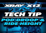 SMI XRAY News X12´22 Tech Tip pod droop & ride height