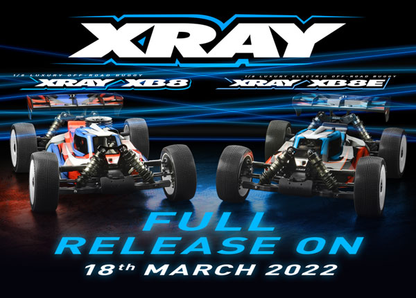 SMI XRAY News XB822 und XB8E22 Coming Soon