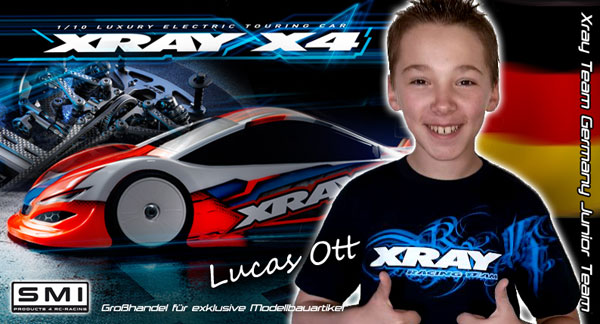 SMI Motorsport News Lucas Ott im XRAY GER Junior Team