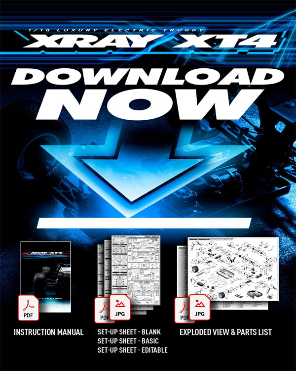 SMI XRAY News XT423 Setup sheet and more