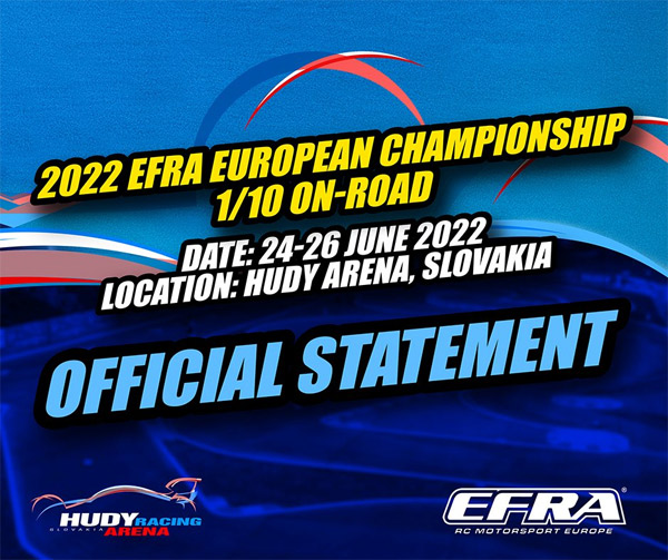 SMI Motorsport News Official HUDY Arena Statement.