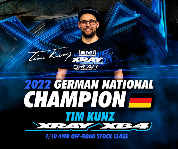 SMI Motorsport News German Champion 4WD Stock Class