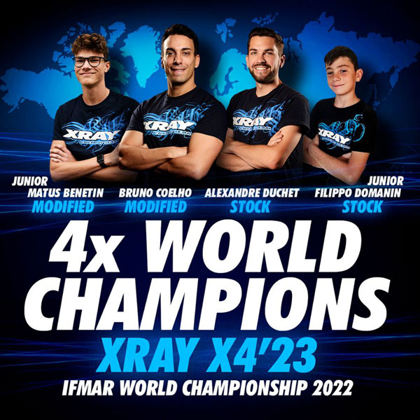 SMI Motorsport News  ´22 IFMAR Weltmeister XRAY X4´23