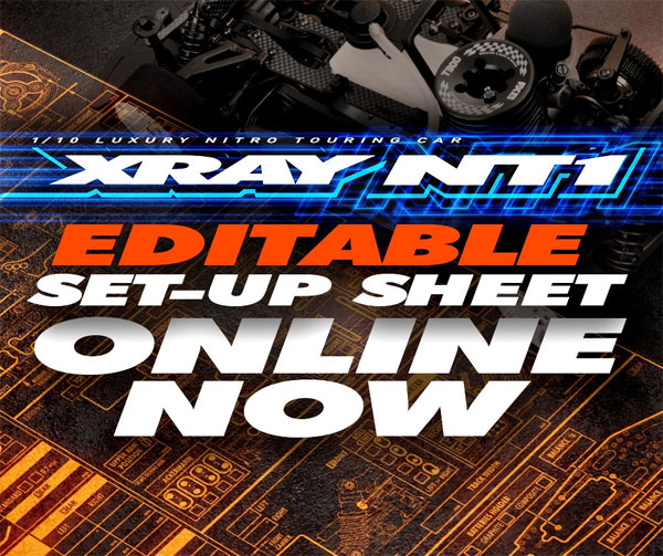 SMI XRAY News NT123 Setup sheet and more