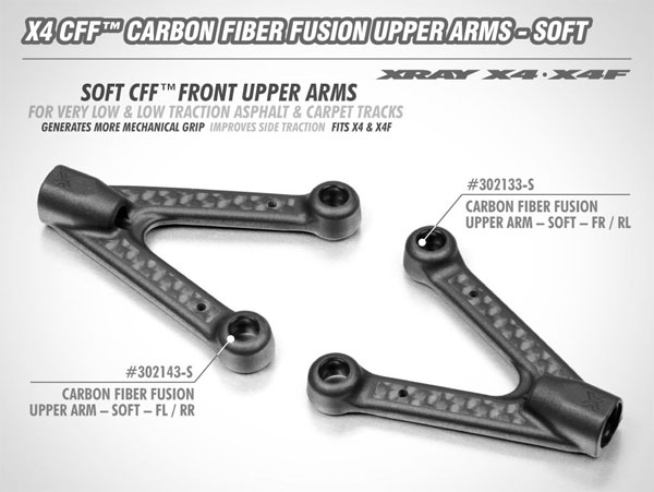 SMI XRAY News Neue X4 CFF obere Querlenker