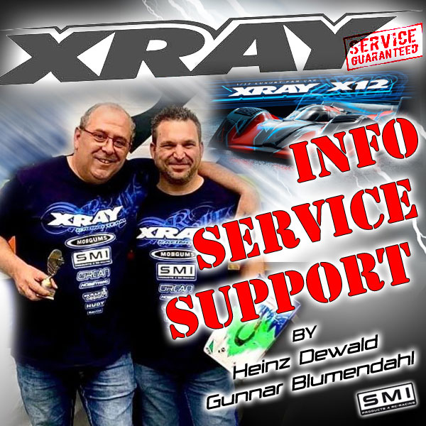SMI Motorsport News XRAY X12 Service garantiert
