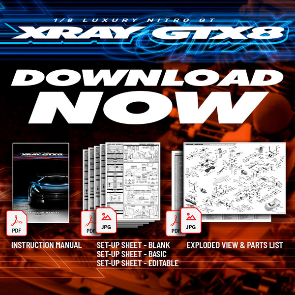 SMI XRAY News GTX824 Setup sheet and more