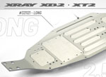 SMI XRAY News Langes 1-teiliges Alu-Chassis XB2 / XT2