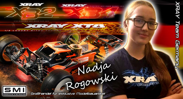 SMI Motorsport News Nadja Rogowski mit Xray Germany